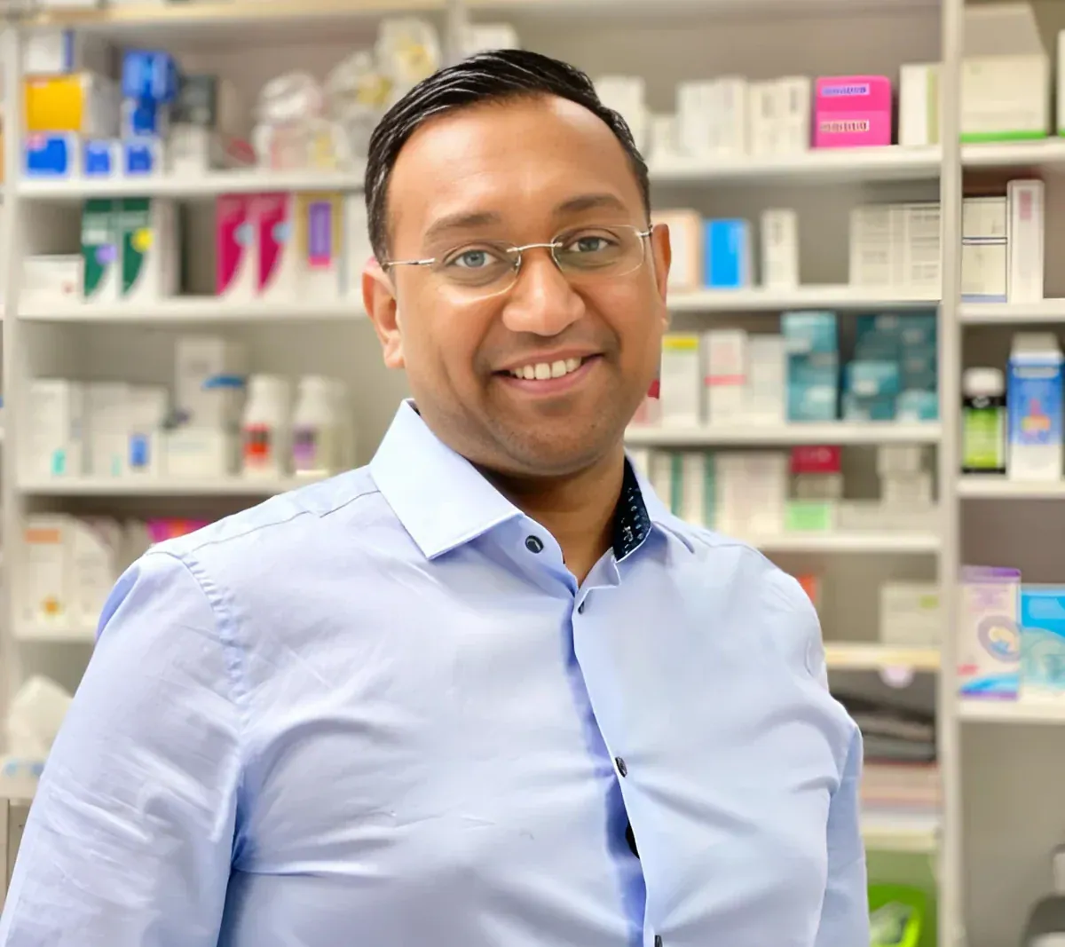 Jaydev Varsani, owner and superintendent pharmacist at Murrays Chemist